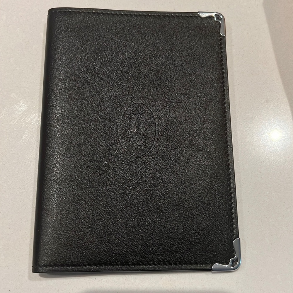 Cartier men’s calf skin multiple pocket wallet